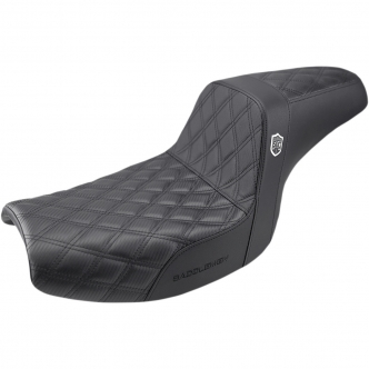 Saddlemen Pro Series SDC Performance Gripper 2-Up Seat in Black For 1982-2000 FXR Models (SC88209DB)