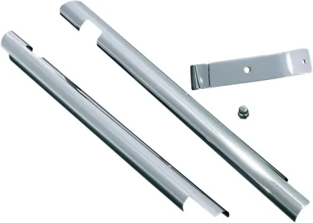 Kuryakyn Downtube Covers For Harley Davidson 2000-2006 Softail Motorcycles In Chrome Finish (7853)