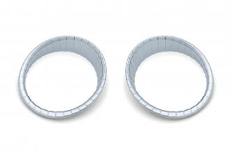 Kuryakyn Aztec Gauge Cluster Accents For Indian 2017-2020 Chieftains & Roadmaster Motorcycles In Chrome Finish (5186)