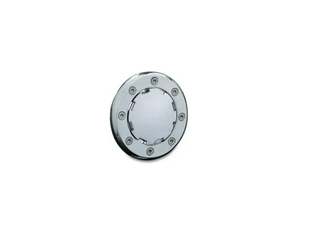 Kuryakyn Non-Vented Left Side Flush Mount Gas Cap In Chrome Finish For 1982-1999 Screw Type Tanks (8310)