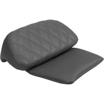 Saddlemen Roadsofa LS Chopped Tour Pack Backrest Pad Cover in Black For 2014-2020 FLHR, FLHT, FLHX & FLTR Models (11886-LS)