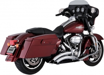 Vance & Hines 2-Into-2 Big Radius Exhaust System in Chrome Finish For 2009-2016 Touring Models (26042)
