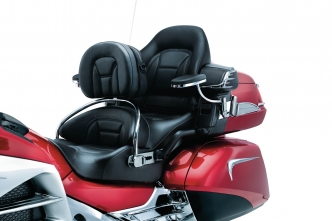Kuryakyn Revolution Driver Backrest In Chrome For Honda 2012-2017 Gold Wing Motorcycles (8930)