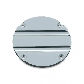 Kuryakyn Blood Groove Trap Door In Chrome Finish For Standard Hypercharger Air Cleaners (8476)