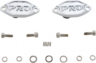 Kuryakyn Pro-series Butterfly Shaft Caps With Screws, Washers, Bearing & Spring For Kuryakyn Hyperchargers (9332)