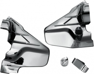 Kuryakyn Louvered Transmission Cover In Chrome Finish For Honda Gold Wing Motorcycles (7366)