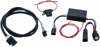 Kuryakyn Plug & Play Trailer Wiring Harness For Harley Davidson 2014-2023 FLHR/Police Motorcycles With 4-Wire Trailer (2598)