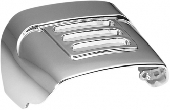 Kuryakyn Slotted Taillight Cover In Chrome Finish For Harley Davidson 1973-2020 Motorcycles With Conventional Fender Mounted Taillights (8130)