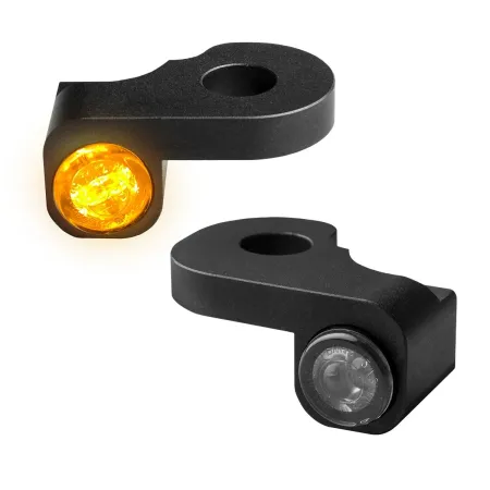 Heinz Bikes NANO Series LED Turn Signals H-D Handlebars in Black Finish For 2002-2020 CVO Models (HBTSN-CVO02)