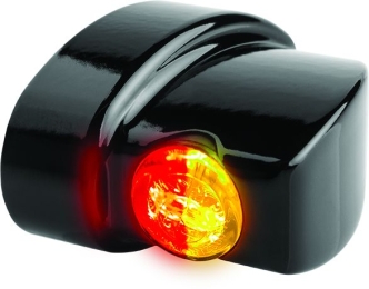 Heinz Bikes NANO Series Winglets 3-In-1 Turn Signals, Brake & Taillights in Black Finish For Harley Davidson 1999-2023 Models (HBWLN-3TS)