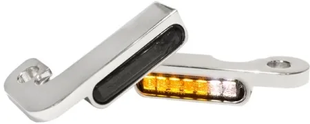 Heinz Bikes LED Handlebar Turn Signals in Chrome Finish With Position Light For 1990-2003 XL Models (HBTSXL-03-C-PL)