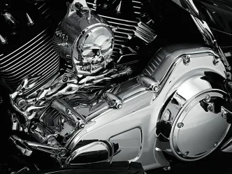 Kuryakyn One Piece Inner Primary Cover In Chrome Finish For Harley Davidson 2009-2016 Touring & Trike Motorcycles (7780)