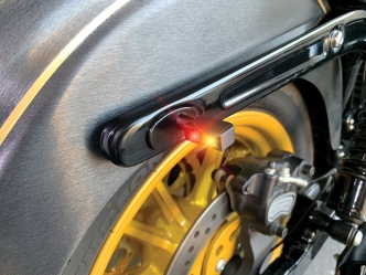 1 Pair Running and Brake Light Indicators Chrome Kuryakyn 2507 Torpedo/Bullet Style Motorcycle LED Lights with Clear Lenses: Rear Position Turn Signal/Blinker 