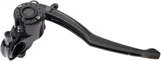 Roland Sands Design 1 Inch Diameter 9/16 Inch Brake Master Cylinder Lever Assembly Radial in Black Ops Finish For 1992-2017 Dyna, 1996-2017 Softail, 2015-2020 Street, 1996-2020 Sportster Models (0062-2516-SMB)