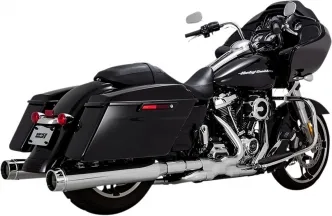 Vance & Hines 450 Torquer Slip-Ons NON-PCX in Chrome Finish For 1995-2016 Touring Models (16673)