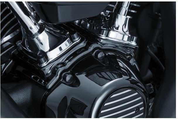 Kuryakyn Kool Kaps Engine Kit In Gloss Black Finish For Harley Davidson ...