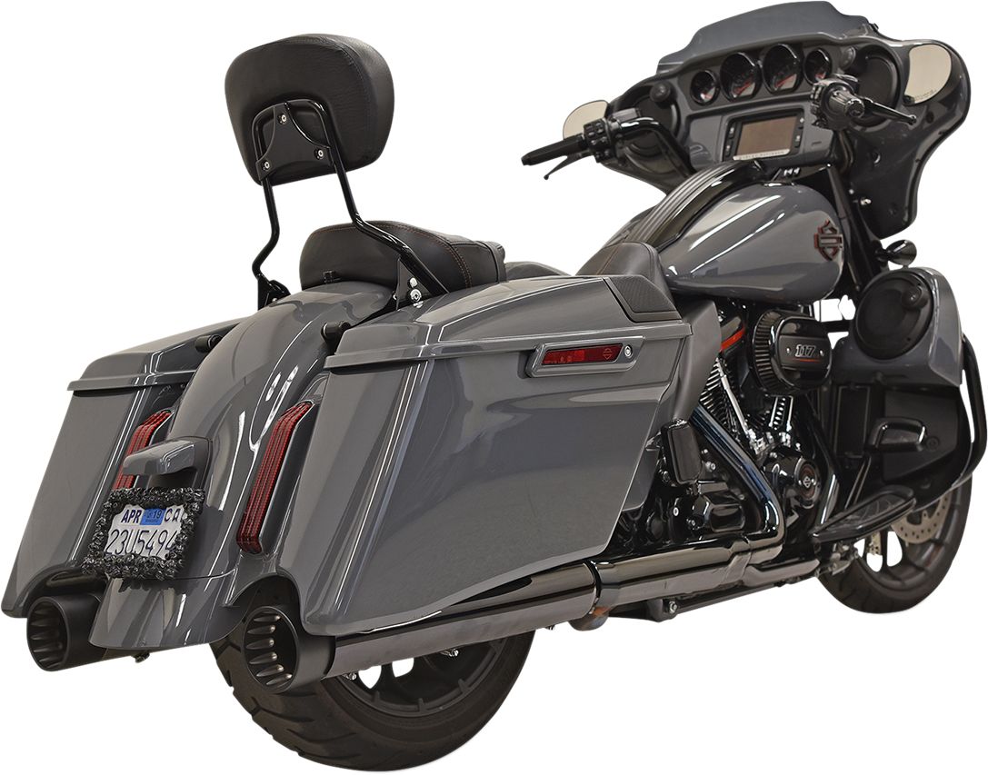 Bassani Exhaust 4 Inch Diameter DNT Mufflers in Chrome Finish With