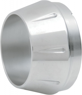 Bassani Exhaust Fluted End Cap in Polished Finish For Bassani Short Megaphones (ENDCAP-SM)