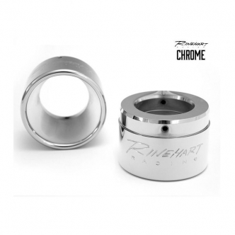 Rinehart Racing 4.5 Inch MotoPro45 Replacement Exhaust End Caps in Chrome Finish (900-0155)