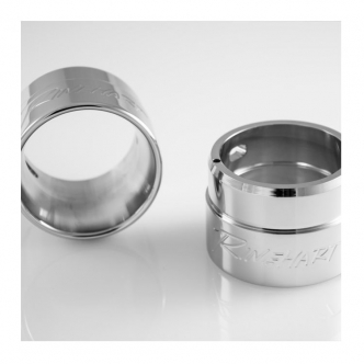 Rinehart Racing 2-1/2 Inch Exhaust End Caps Standard in Chrome Finish (900-0301)