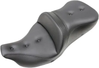 Saddlemen Heated Roadsofa Pillow Top Seat For Harley Davidson 2009-2023 FLHTCUTG Tri Glide Models (808-07B-181THC)