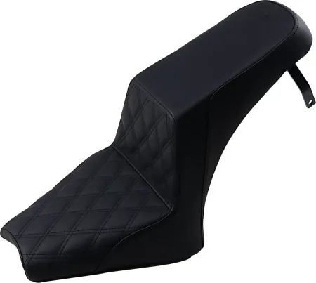Saddlemen Step Up Driver Lattice Stitched Diamond Seat in Black For 2015-2020 Indian Scout Models (I18-33-172)