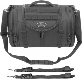 Saddlemen R1300LXE Tactical Roll Bag in Black Finish (EX000045A)