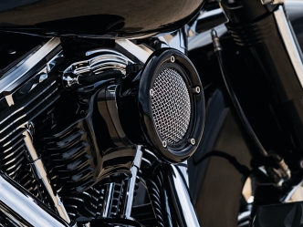 Kuryakyn Velociraptor Air Cleaner In Gloss Black Finish For Harley Davidson 2007-2020 Sportster Motorcycles (9877)