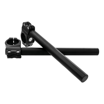 Roland Sands Design 39mm Fork Tubes Clip-On Handlebars in Black Ops Finish For 1988-2020 XL (Excluding 2008-2012 XR1200), 1987-1994 FXR Models (0208-2039-SMB)