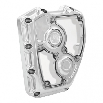 Roland Sands Design Clarity Cam Cover in Chrome Finish For 2001-2017 Softail, Dyna (Excluding 2014-2017 FXDLS), S&S T-Series Engine Models (0177-2003-CH)