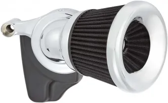 Arlen Ness Velocity 65 Degree Air Cleaner Kit In Chrome Finish For Harley Davidson 1991-2022 Sportster Models (81-207)
