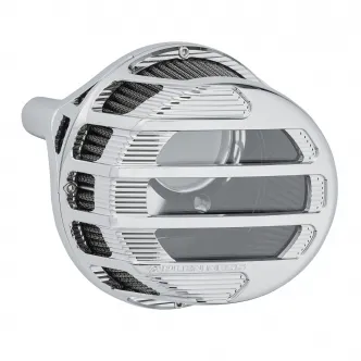Arlen Ness Sidekick Air Cleaner In Chrome Finish For Harley Davidson 2008-2016 FLT & 2016-2017 FLST & FXDLS Models (81-303)