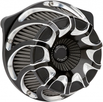 Arlen Ness Drift Inverted Series Air Cleaner Kit In Black Finish For Harley Davidson 2000-2017 Dyna, Softail & Touring Models (Excl. E-Throttle) (18-983)