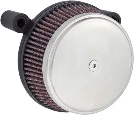 Arlen Ness Stainless Steel Stage 1 Big Sucker Air Cleaner Kit With Pre-Oiled Air Filter For Harley Davidson 1991-2022 Sportster Models (18-742)