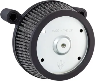 Arlen Ness Big Sucker Stage 1 Air Cleaner Kit With Black Backing Plate & Synthetic Filter For Harley Davidson 1999-2017 Twin Cam (Exc. E-Throttle & 99-01 FLT) (50-571)
