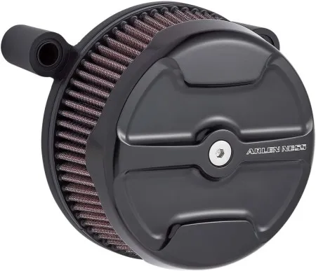 Arlen Ness Knuckle Stage 1 Big Sucker In Black Finish With Pre-Oiled Filter For Harley Davidson 1999-2017 Twin Cam (Exc. E-Throttle & 99-01 FLT) (18-751)