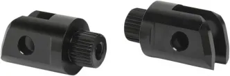 Arlen Ness Fusion Splined Footpeg Mount in Black Finish For 2014-2020 Indian Models (I-1391)