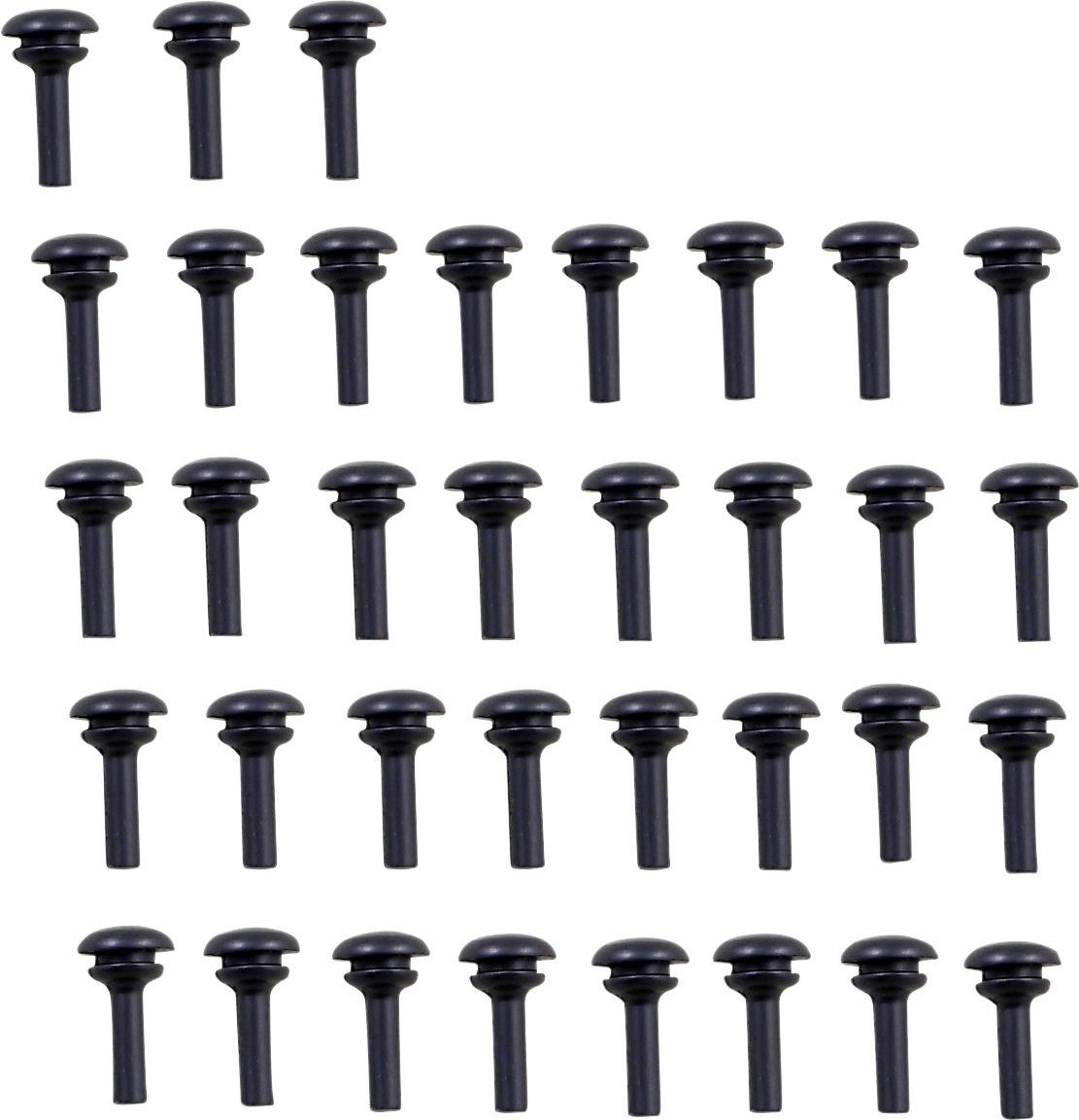 Arlen Ness Replacement Floorboard Rubber Kit Deep Cut For Harley Davidson Motorcycles (06846