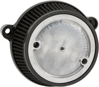 Arlen Ness Big Sucker Stage 1 Air Filter Kit In Black Finish For Harley Davidson 2018-2023 Softail & 2017-2023 Touring Models (18-318)