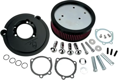 Arlen Ness Big Sucker Air Cleaner Kit With Black Backing Plate For Harley Davidson 1991-2022 Sportster Models (18-826)