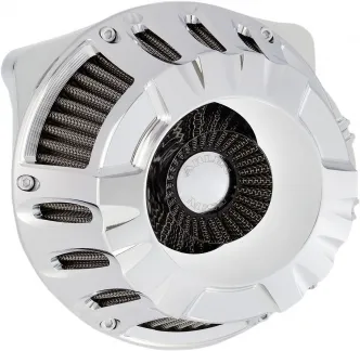Arlen Ness Deep Cut Inverted Air Cleaner Kit In Chrome Finish For Harley Davidson 2008-2016 FLT & 2016-2017 FLST & FXDLS Models (18-926)