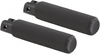 Arlen Ness Knurled Rider Foot Pegs In Black Finish For 2018-2021 Softail Models (07-942)