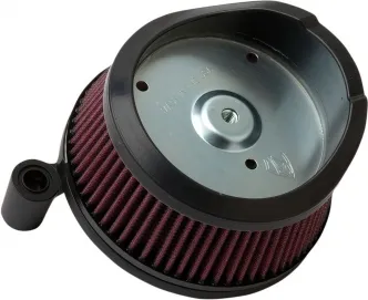 Arlen Ness Big Sucker Air Cleaner Kit With Black Backing Plate For Harley Davidson 2014-2016 FLT & 2015-2017 Softail Models (18-442)
