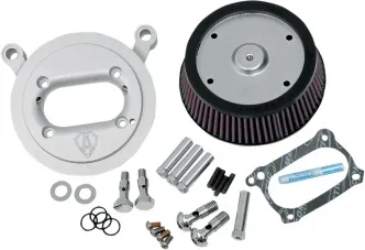Arlen Ness Big Sucker Stage 1 Air Cleaner Kit With Standard Backing Plate & Pre-Oiled Filter For Harley Davidson 1999-2001 FLT Models (18-498)