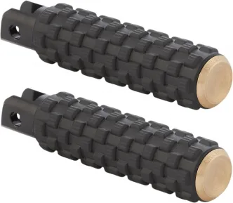 Arlen Ness Air Trax Fusion Footpegs In Brass Finish For 2014-2019 Indian Chief & Chieftain Models (I-1309)
