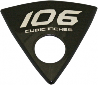 Custom Dynamics Cheese Wedge Badge 106 Cubic Inch For Left Side (GEN-VIC-BADGE-106-L)