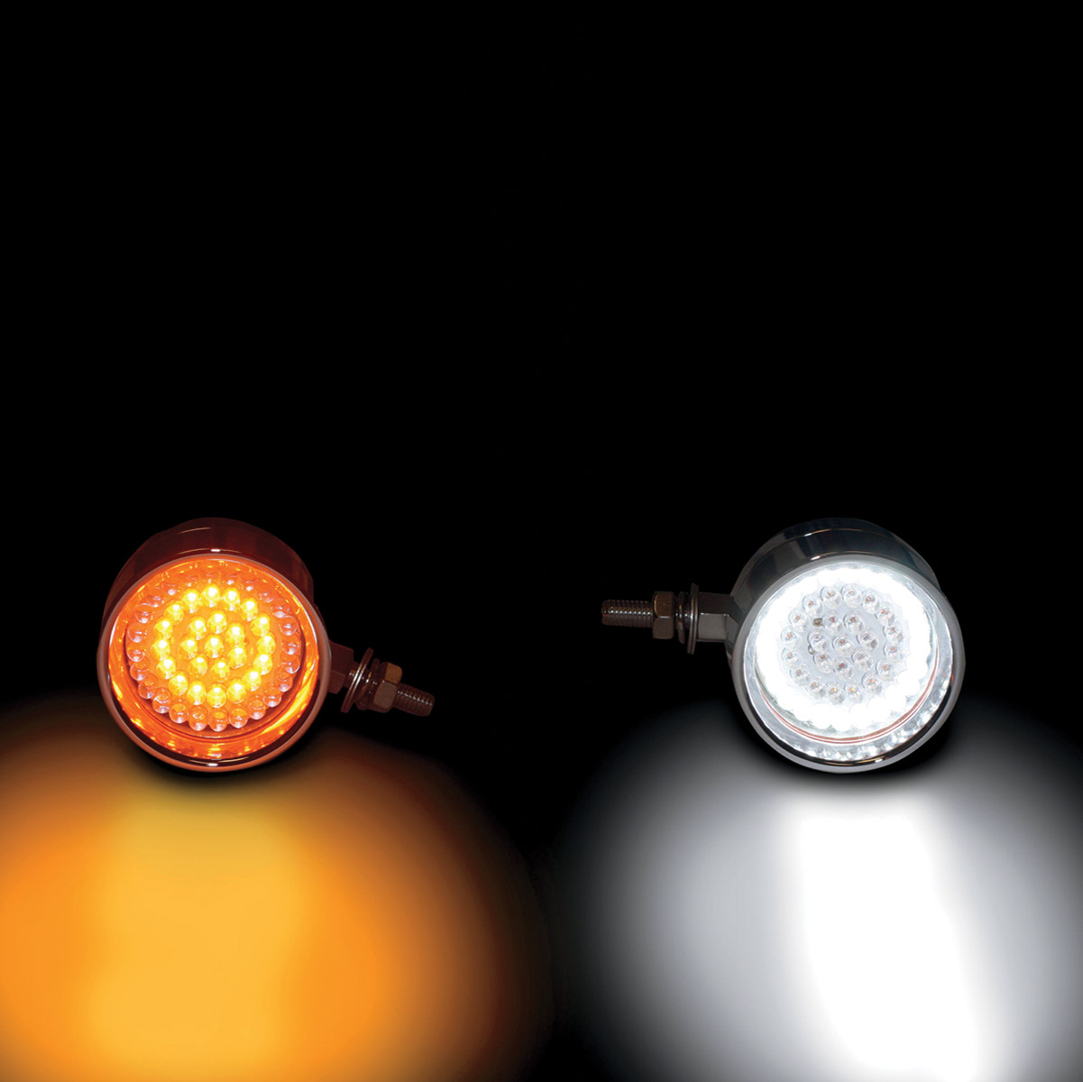 Custom Dynamics Bullet Billet Dynamic Ringz Driving Lights Turn