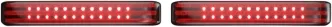 Custom Dynamics ProBEAM Bagz Saddlebag Lights In Black With Smoke Lens For Harley Davidson 2010-2013 Street Glide & Road Glide Custom Motorcycles (PB-SB-SS6-BS)
