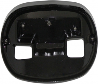 Custom Dynamics Taillight Base Plate Replacement In Black For Harley Davidson Motorcycles (TL-BASEPLATE-B)
