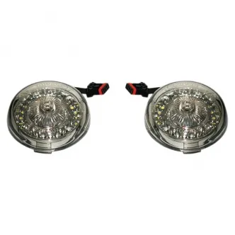 Custom Dynamics ProBEAM Dynamic Ringz ECE Approved Turn Signals With Amber & White L.E.D. (PB-AW-ECE-JAE)
